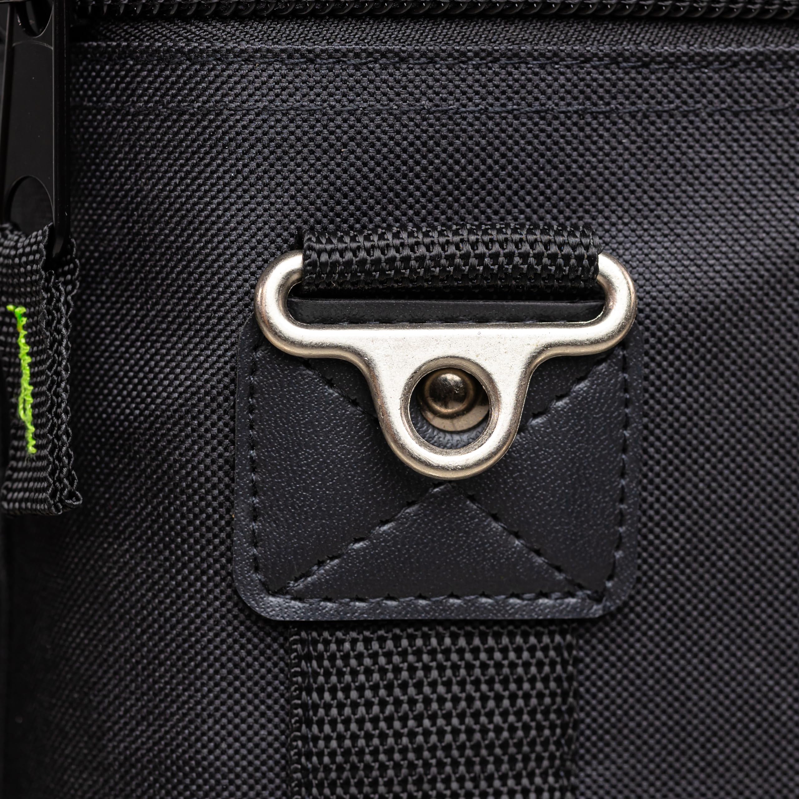 Shure by Gator Gepolsterte Mikrofontasche für bis zu 12 Mikrofone, schwarz (SH-MICBAG12)