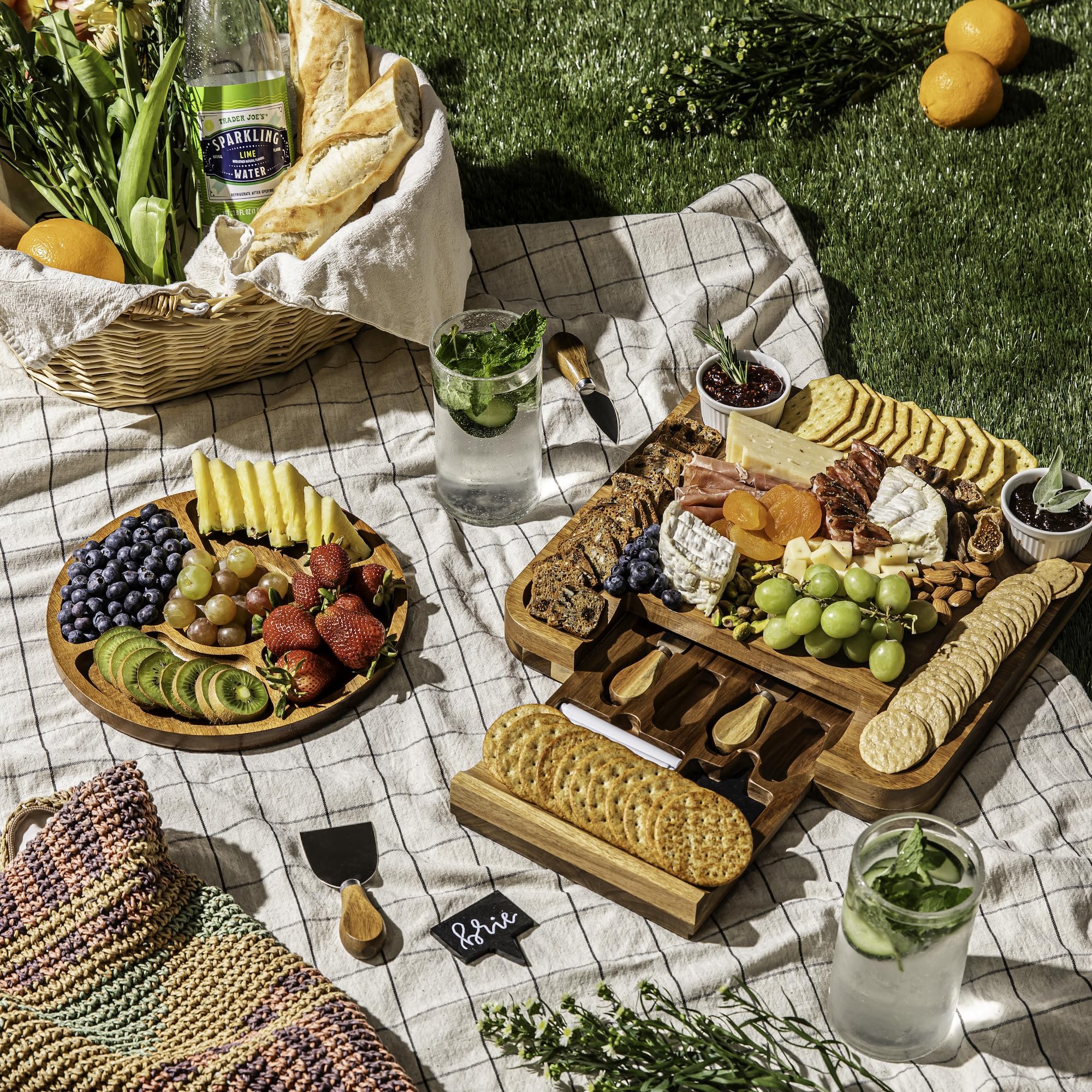 Acacia Charcuterie Board Set - Serving Accessories -8