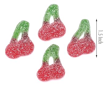 Sour Twin Cherries Gummy Candy 2.2 Pound