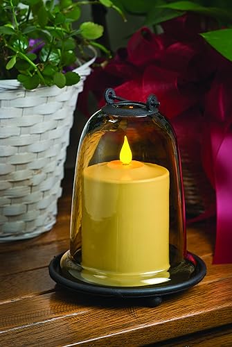 Miniatura 3 de FPC1584 - Vela de pilar resistente a la intemperie sin llama para interiores y exteriores, de 4 pulgadas, funciona con pilas con llama realista