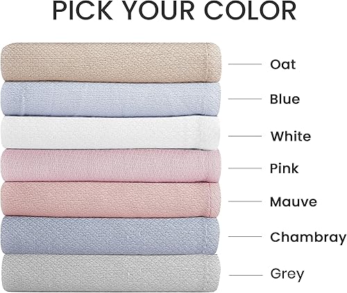 Miniatura 5 de Pañales de tela de algodón 100% natural para bebés, pañales de tela absorbente, paños para eructos, color blanco, paquete de 6