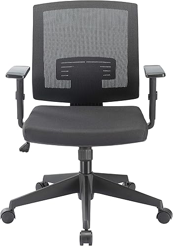 Miniatura 3 de Lorell Soho - Silla de trabajo con respaldo medio, color negro