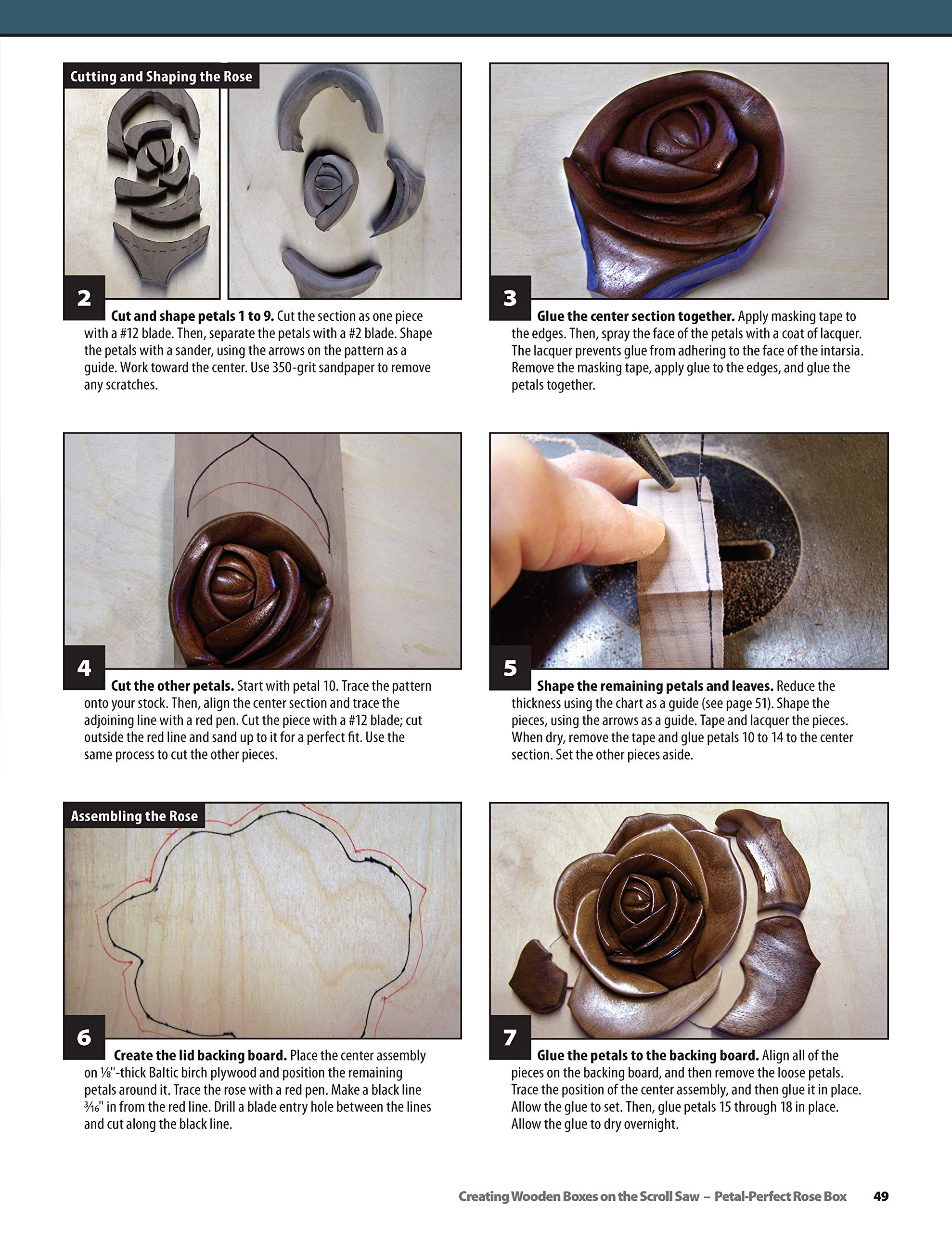 Creating Wooden Boxes on the Scroll Saw: Patterns and Instructions for Jewelry, Music, and Other Keepsake Boxes (Fox Chapel Publishing) 25 Fun Projects (The Best of Scroll Saw Woodworking & Crafts) - Image 5