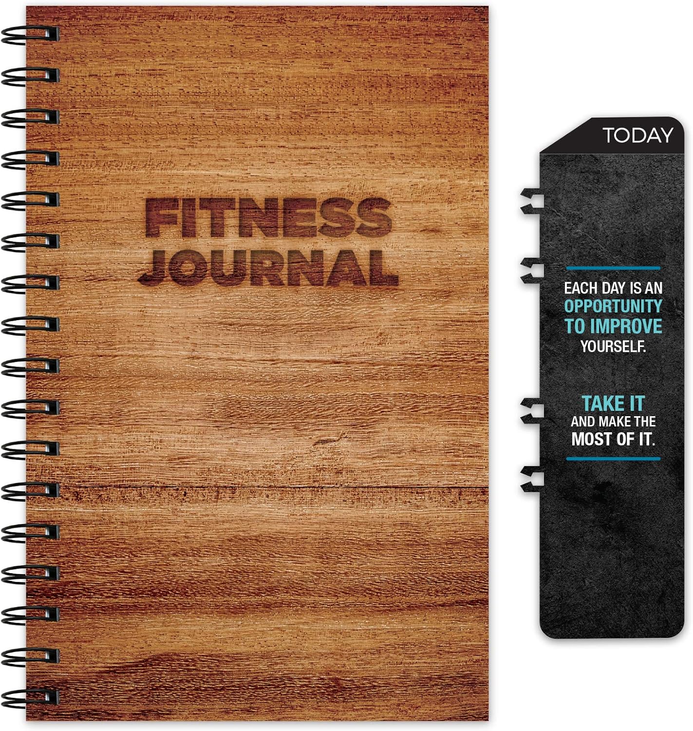 Global Printed Products Workout Fitness Journal Nutrition Planners: Clip-in Bookmark, Sturdy Binding, Thick Pages & Laminated Protective Cover (Brown) 1 Global Printed Products Workout Fitness Journal Nutrition Planners: Clip-in Bookmark, Sturdy Binding, Thick Pages & Laminated Protective Cover (Brown)