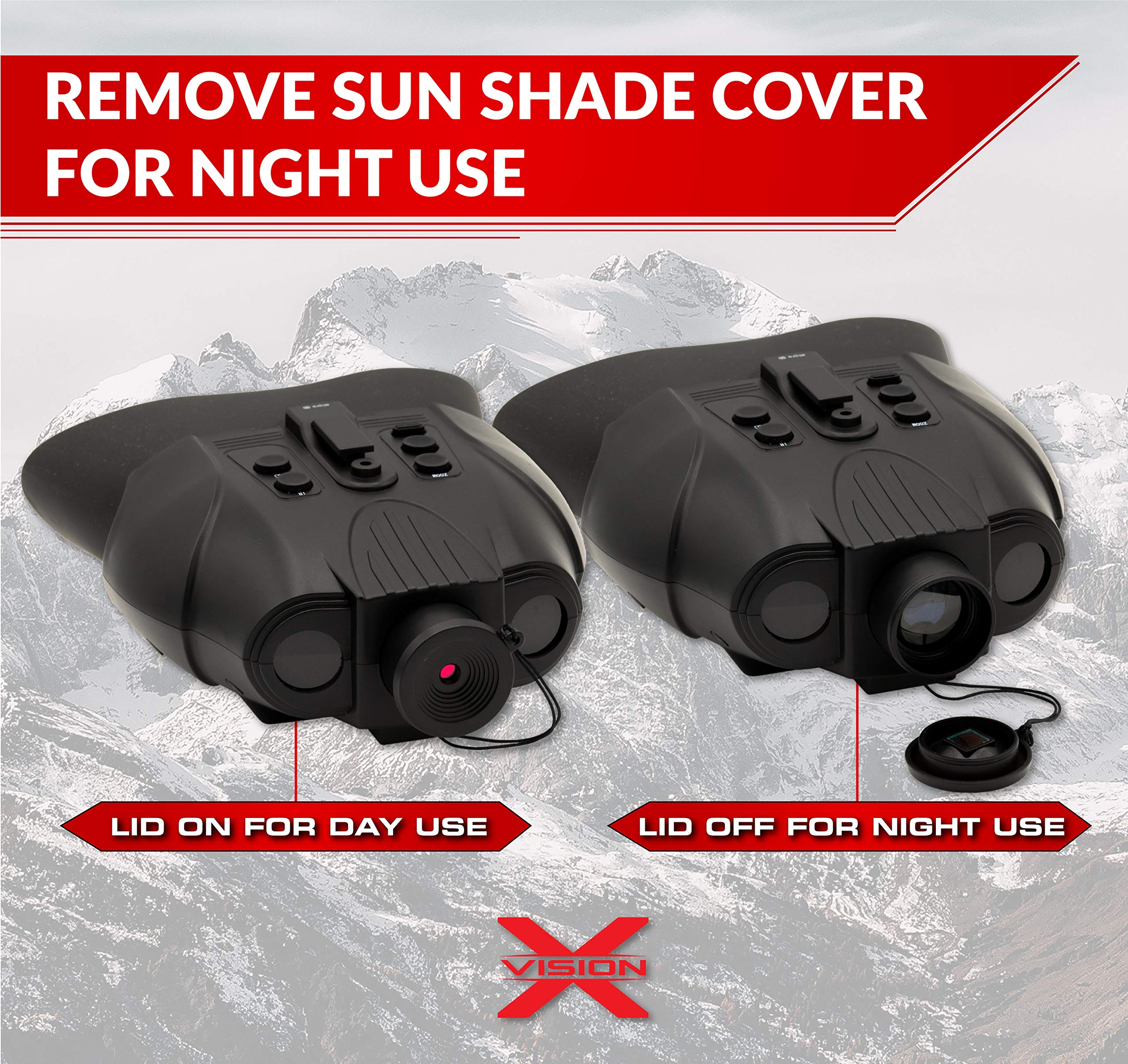 XVision Deluxe Rechargeable Digital Hands Free Night Vision Goggles