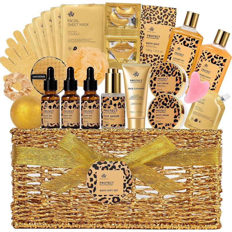 RA ROSA ACCA Kit de Cuidados para Corpo e Banho Honey Almond com 35 Peças