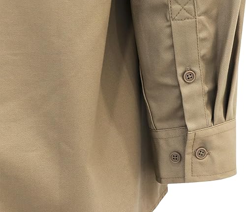 Miniatura 6 de BOCOMAL FR Shirts 100% C NFPA2112 7.5oz Camiseta ignífuga de soldadura para hombre