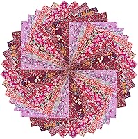 Vista 19 de 200 unidades de 4 x 4 pulgadas, color sólido, precortados, 100% tela de algodón, paquetes de tela para coser y acolchar