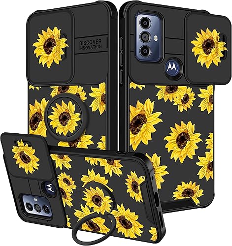 Funermei Funda para teléfono Motorola Moto G Pure 2 en 1, funda para teléfono Moto G Power 2022, funda para Moto G Play 2023, funda para mujer,