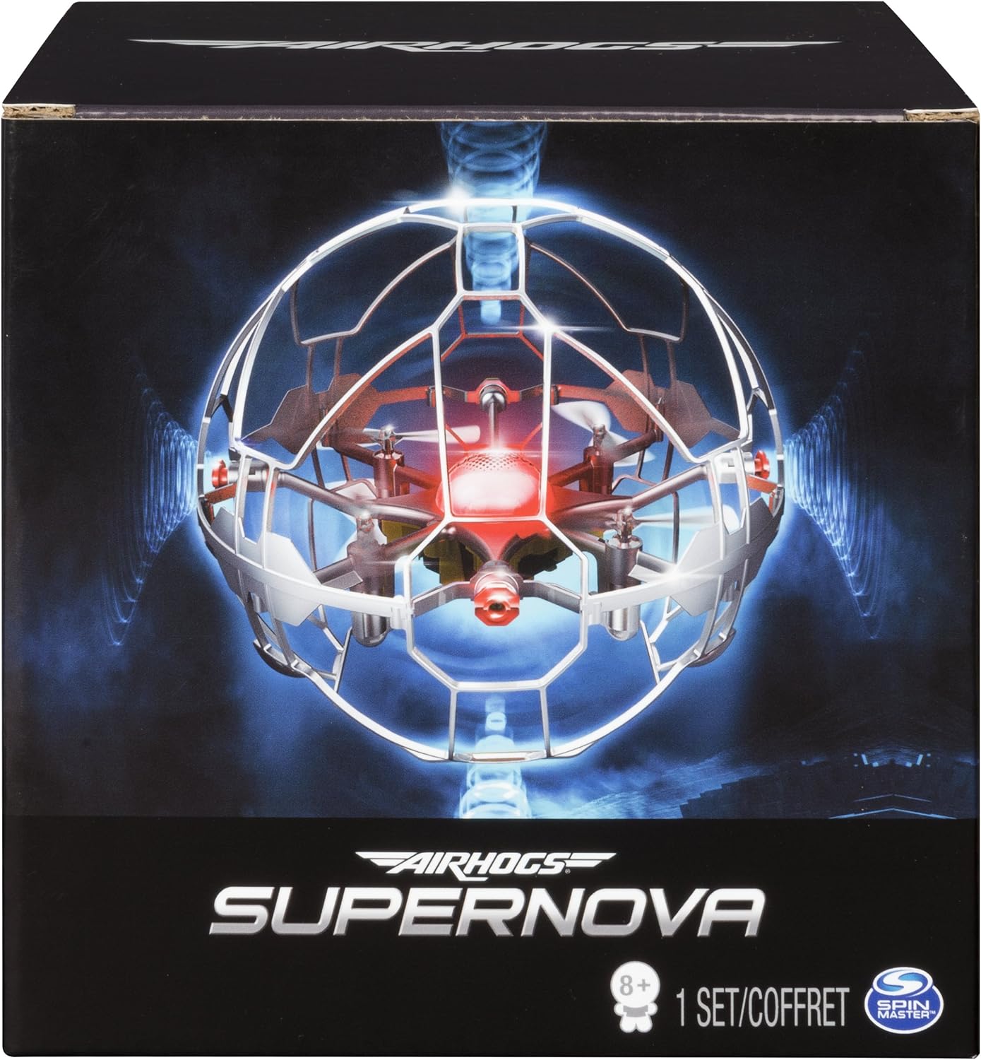 Air Hogs - Supernova, Gravity Defying Hand-Controlled Flying Orb, for Ages 8 and Up
