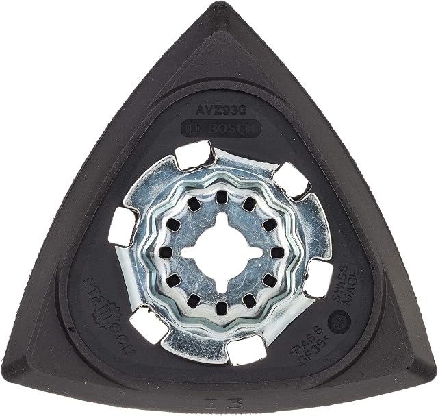 Bosch Professional 1x Sanding Plate Starlock AVZ 93 G (for corners, Accessory Multitool)
