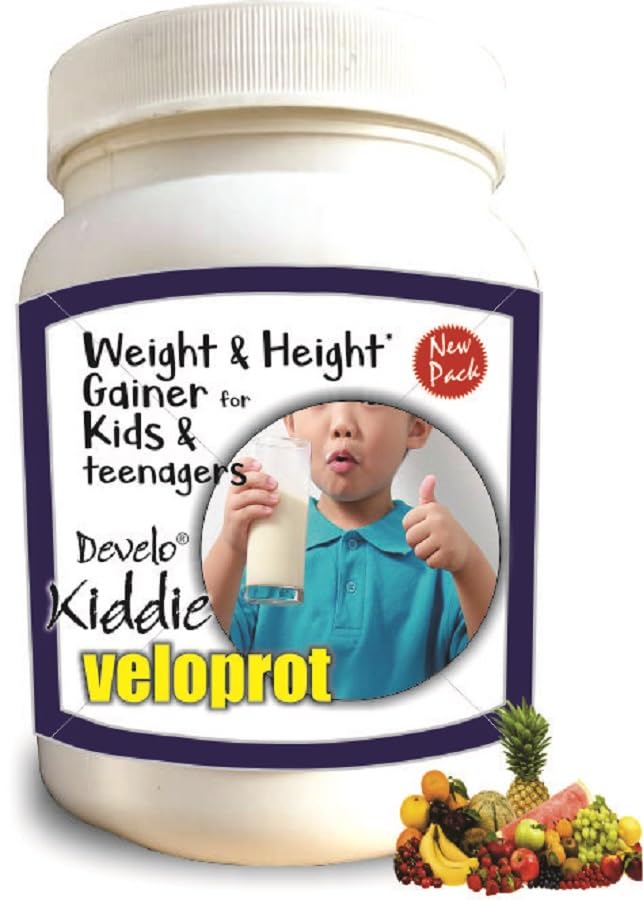 Develo Weight & Height Gainer Protein Powder for Kids, 2-12 years & Teenagers, Boys & Girls - 1kg Mixed Fruit (B0D6LW61X1) Amazon Price History, Amazon Price Tracker