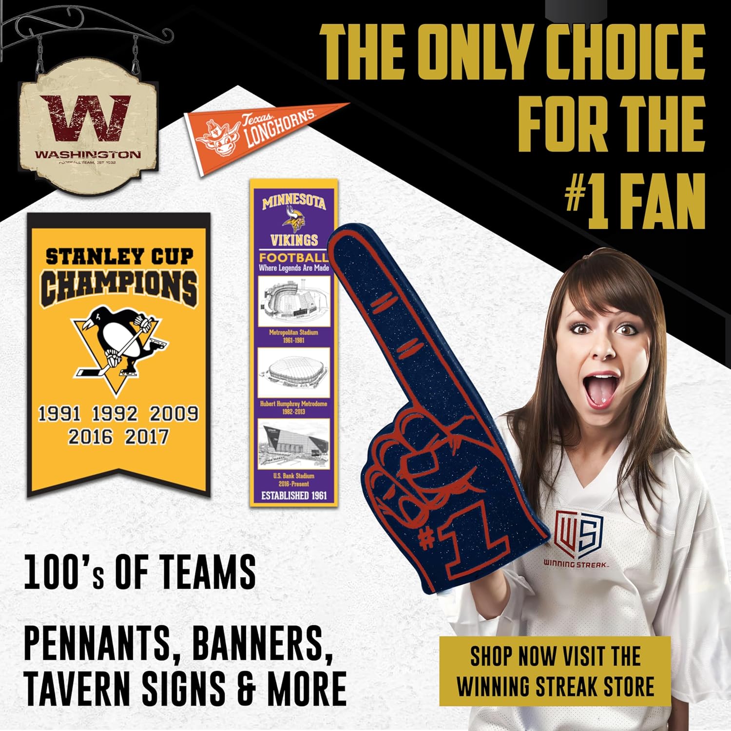 Winning Streak NFL Unisex-Adult Oakland Raiders