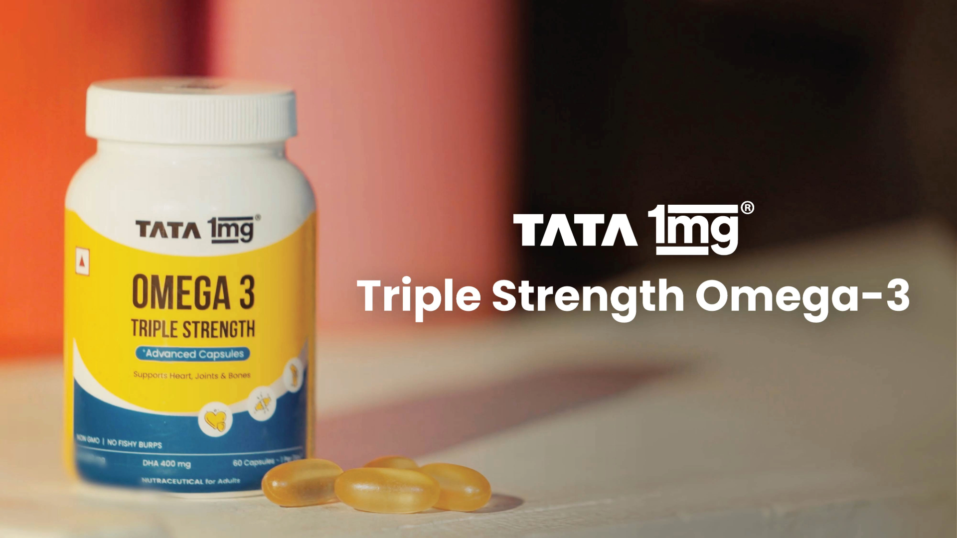 Watch Tata 1mg Triple Strength Omega 3 Fish Oil Capsules on Amazon Live