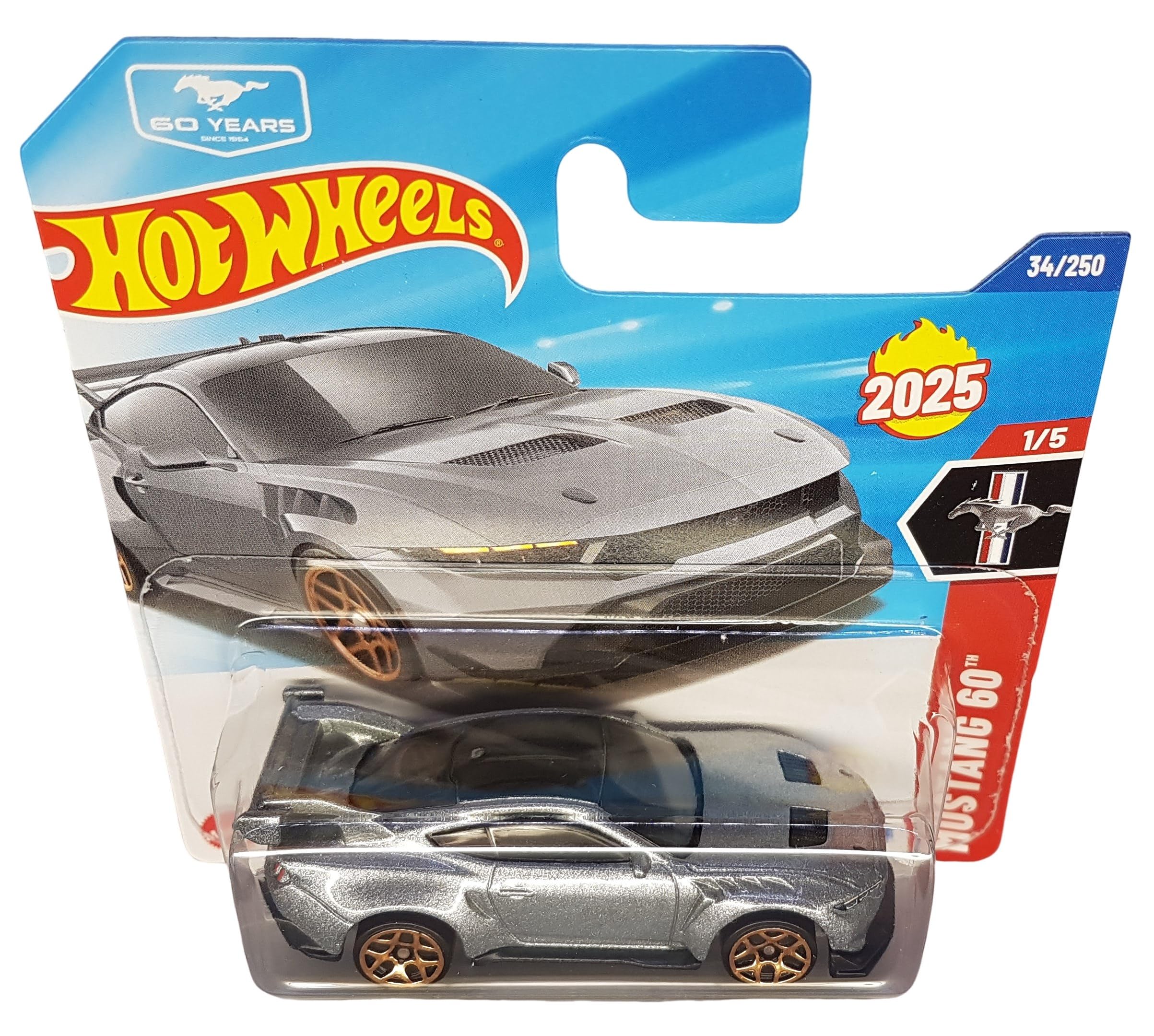 Hot Wheels - Ford Mustang GTD - Mustang 60th 1/5 - HYW19 - Short