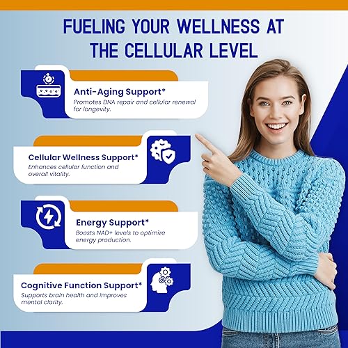 Miniatura 4 de NMNH liposomal 1,200 mg con resveratrol, quercetina, vitamina C y D3 180 cápsulas Vegano, sin OMG