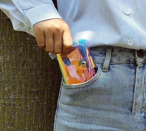 Miniatura 10 de Álbum de fotos holográfico pequeño de 2 x 3 pulgadas, compatible con Fujifilm Instax Mini FilmPolaroid FilmKpop Photocard Tarjeta de crédito para