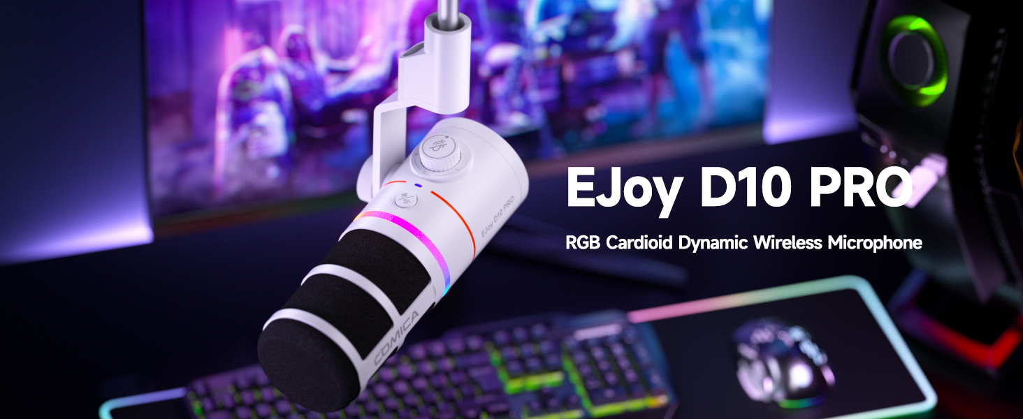 Amazon.com: COMICA EJoy D10 Pro XLR/USB-C Gaming Microphone for