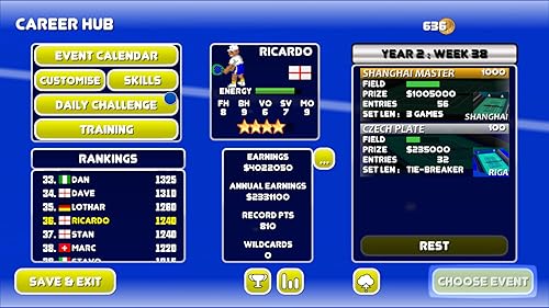 Tennis Champs Returns