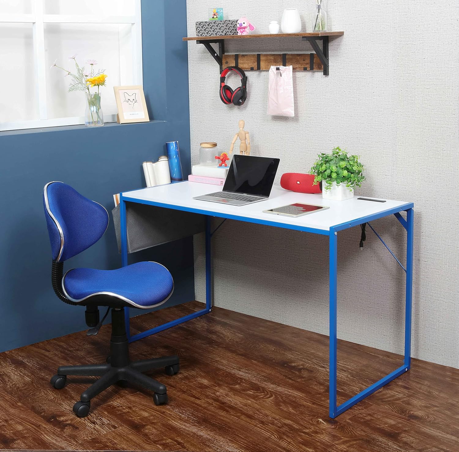 Amazon.com: JJS Small Computer Desk Simple Style Writing Desk for Small ...