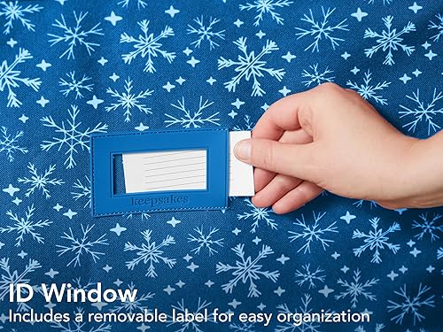 Miniatura 8 de Covermates Keepsakes  Caja de almacenamiento ajustable de 72 piezas  Capacidad para adornos de 4 pulgadas  Resistente  Asas  apilables