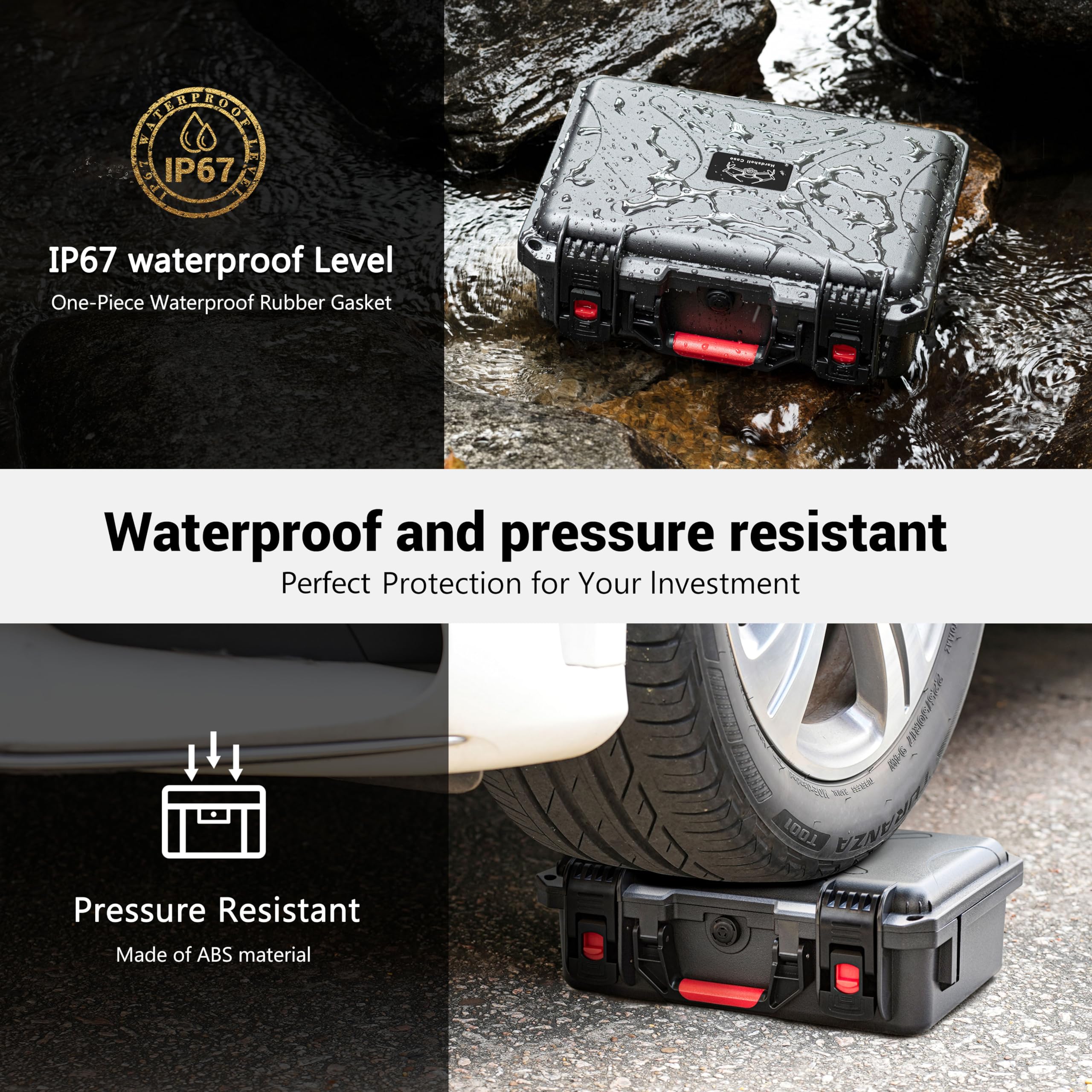 STARTRC Mini 4 Pro Custodia Impermeabile Custodia per DJI Mini 4 Pro Fly More Combo