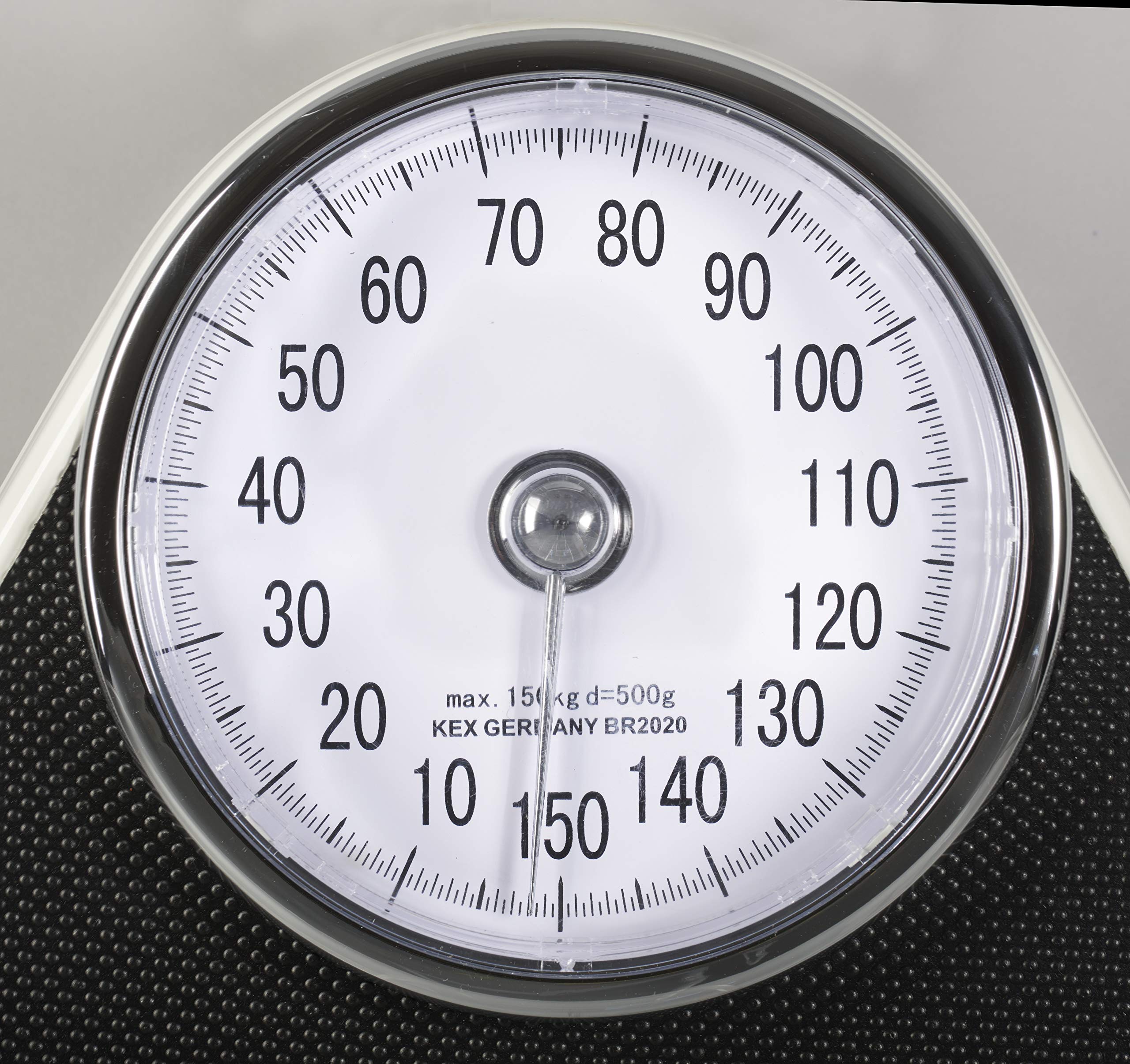 Westfalia Personenwaage Doktor Waage mechanisch analog Weiß/Schwarz max 150 kg