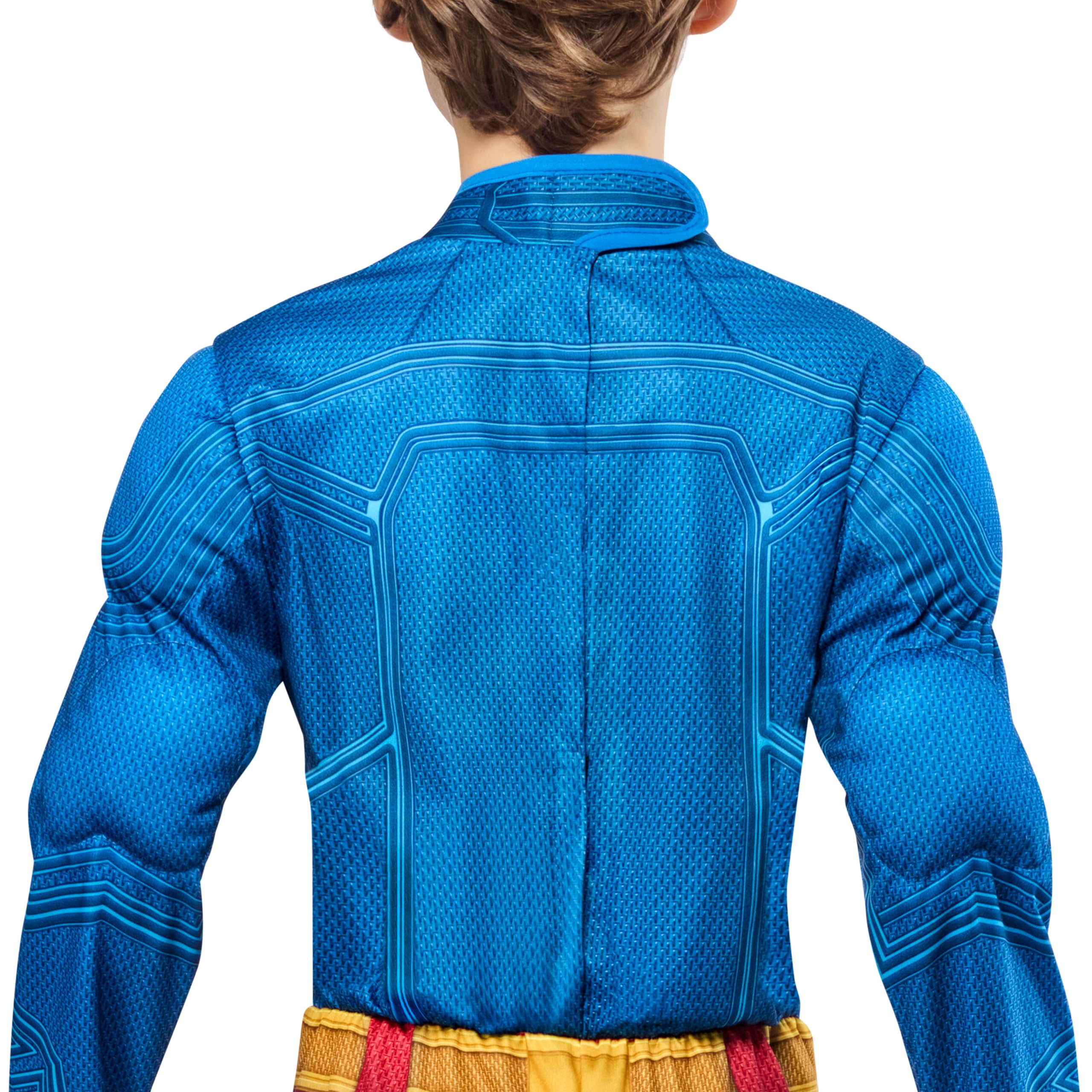 Rubies Superman Deluxe Kids Boys Costume Jumpsuit with Shoe Covers and Cape