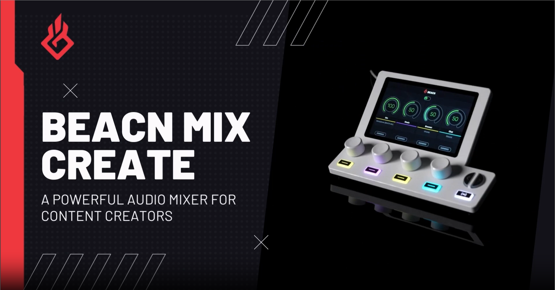 BEACN MIX 音声ミキサー USB接続 Amazon.com: BEACN Mix Create Audio Mixer for PC & Mac | For