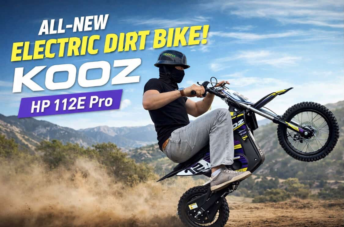 Amazon.com: KOOZ HP112E 36V 1000W Electric Dirt Bike for Kids, 3