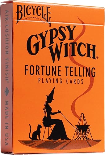 Bicycle Gypsy Witch Fortune Telling - Juego de cartas de 52 cartas, juegos de cartas y magia de lectura de tarot