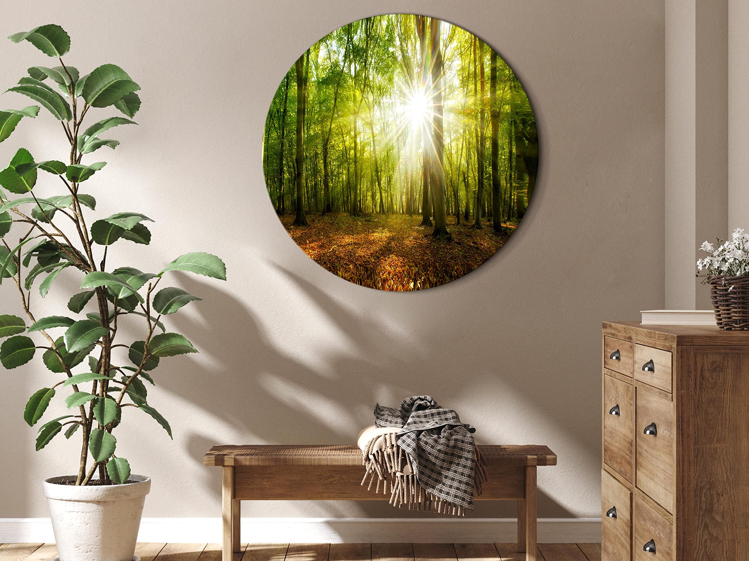 murando - Leinwandbild Landschaft Natur, 80x80 cm, 1-teilig, Schlafzimmer | Hochwertige Leinwand, sofort aufhängbar, ideal fürs Wohn- oder Schlafzimmer, wasserfest und lichtecht, langlebig, stilvoll