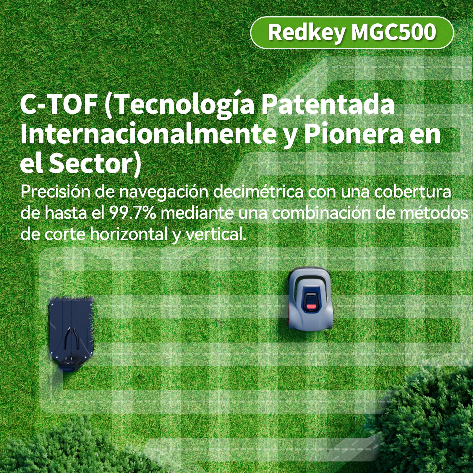 Redkey Robot Tondeuse Smart MGC500 — vue 3