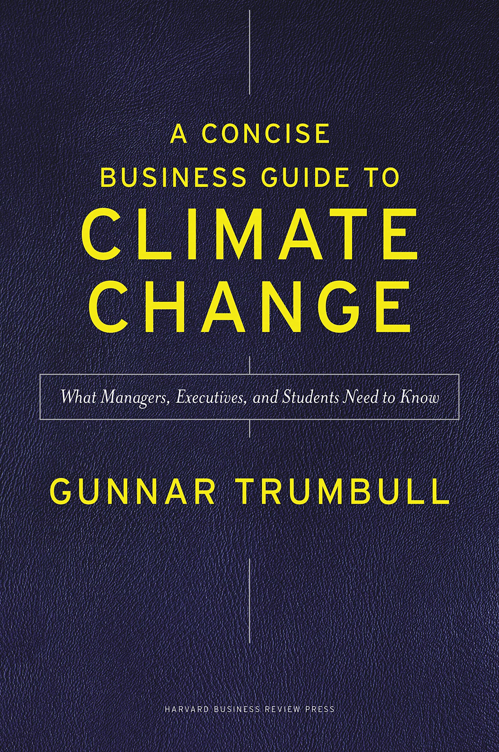 A Concise Business Guide to Climate Change: What Managers, Executives, and Students Need to Know