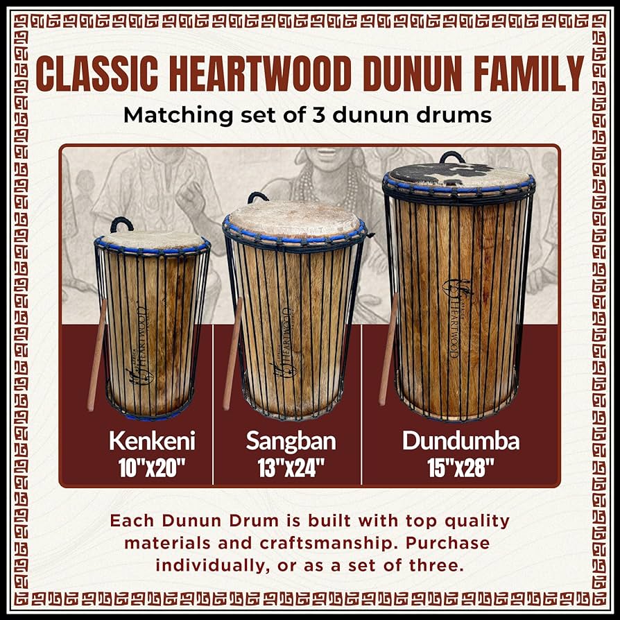 アフリカ太鼓　ジャンベ サンバン　Sangban Amazon.com: Africa Heartwood Project Ghana Sangban Dunun