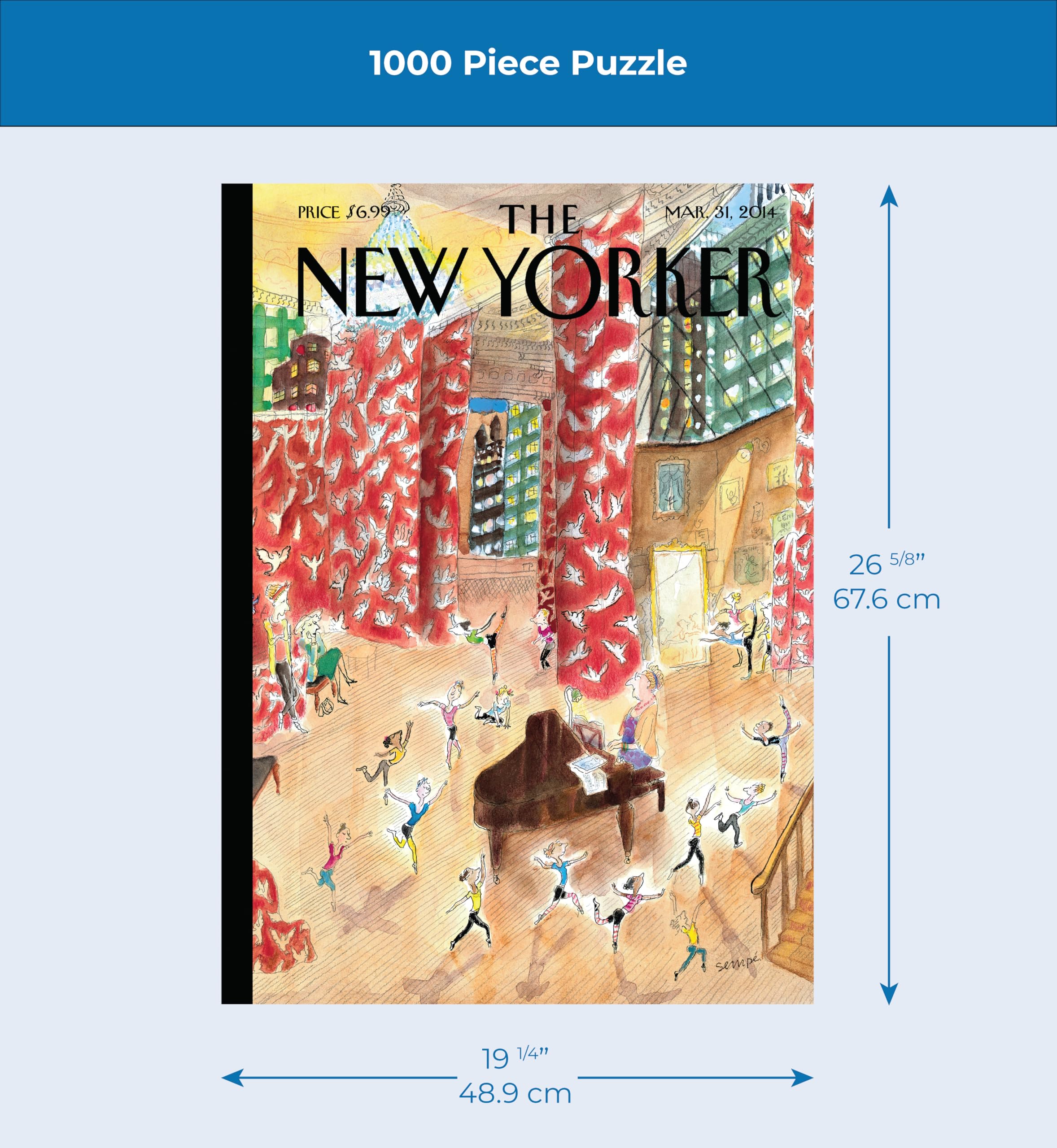 Amazon.com: New York Puzzle Company - New Yorker Tiny Dancers