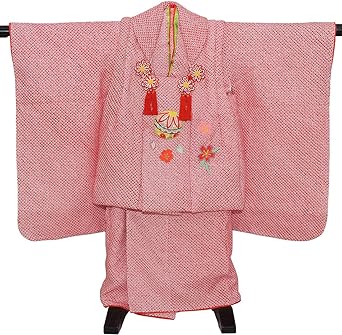 Amazon | [和ごころきもの屋] 七五三【鹿の子 絞り】 3歳 被布セット