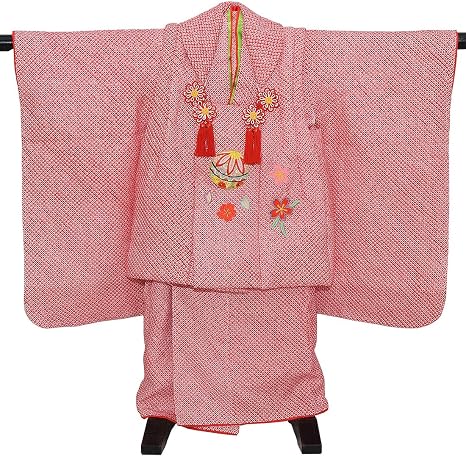 Amazon | [和ごころきもの屋] 七五三【鹿の子 絞り】 3歳 被布セット