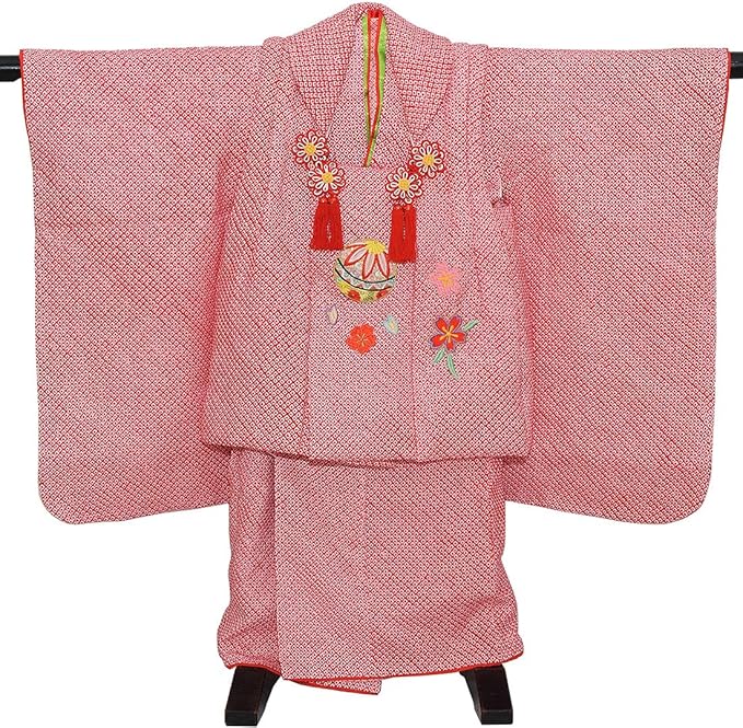 Amazon | [和ごころきもの屋] 七五三【鹿の子 絞り】 3歳 被布セット