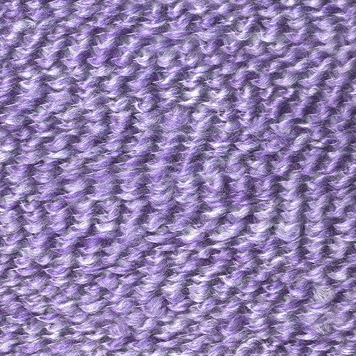 Miniatura 2 de Lion Brand Yarn Homespun - Ovillo de lana voluminoso Homespun, color morado aster, 555 pies (paquete de 2 unidades), 1 madeja