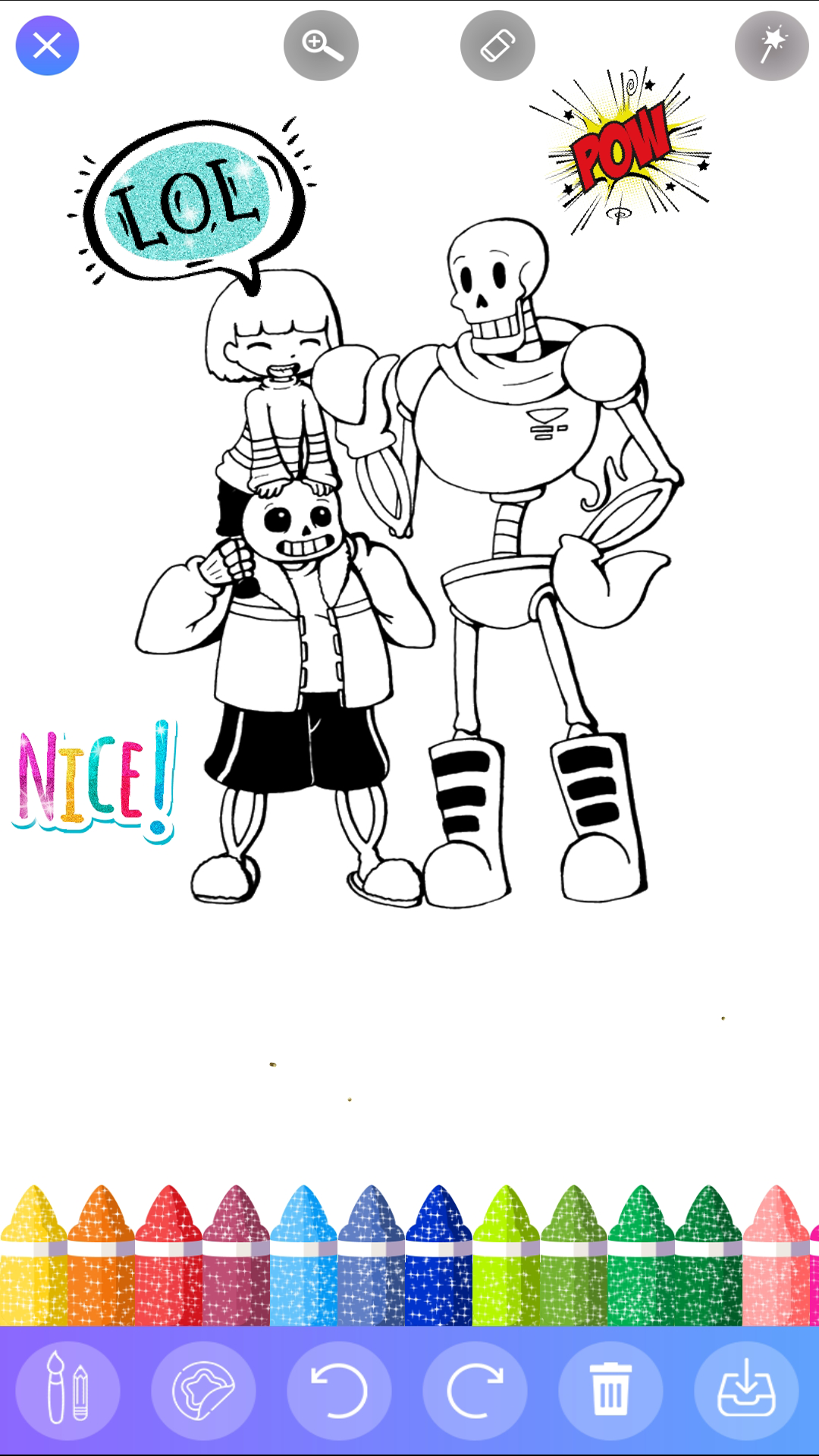 Glitter Coloring Book Sans boy - App on Amazon Appstore
