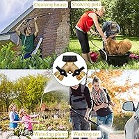 Vista 7 de Biswing Divisor de Manguera de Jardín de 2 Vías, Conector de Grifo de Latón Resistente Divisor, Divisor en Y 2 Válvulas con 2 Arandelas de Goma