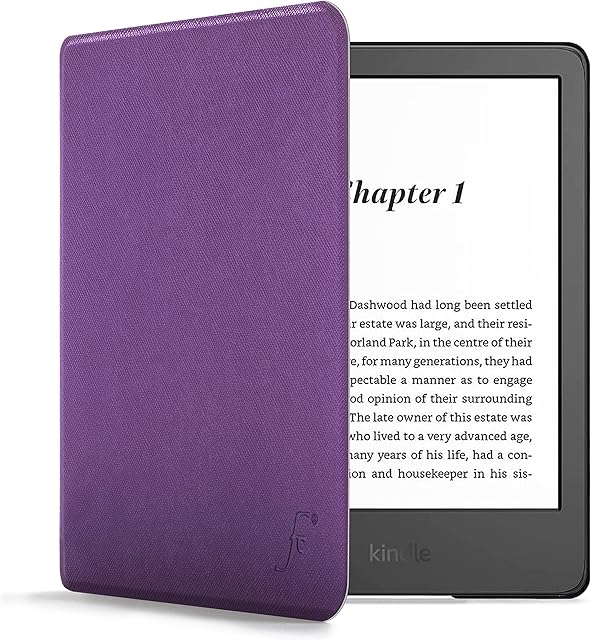 Forefront Cases Cover for Kindle 2022 - Lightweight Kindle Case Shell - Purple - Slim & Light, Smart Auto Sleep-Wake, All-new Kindle 6" (11th Generation - 2022 Release) Case, Cover