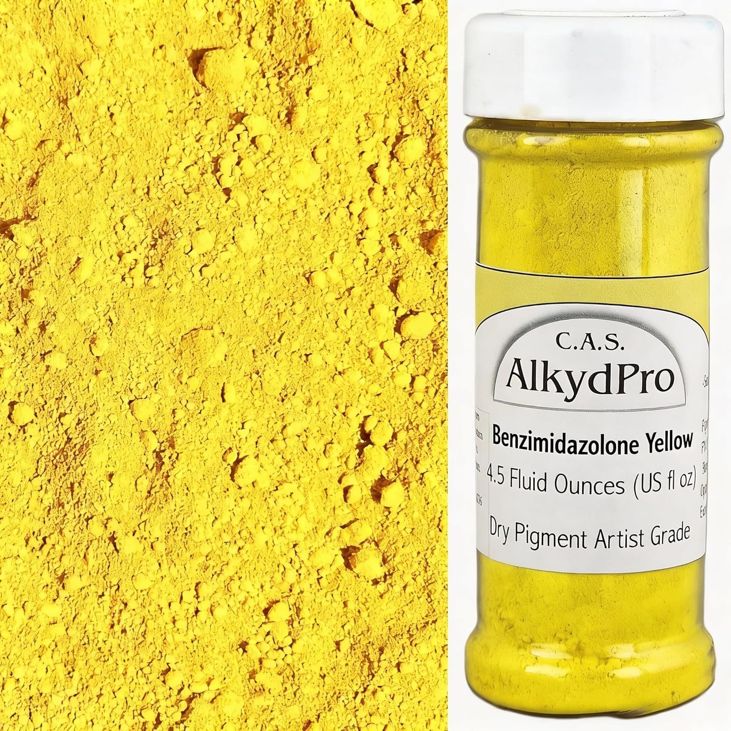 Benzimidazolone Yellow Pigment, Dry Powder Artist Grade, 4.5 Fl Oz (Pack of 1)