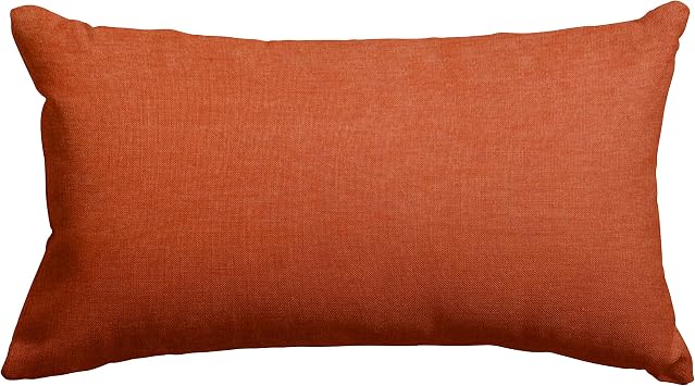 Majestic Home Goods Orange Villa Indoor Small Throw Pillow 20" L x 5" W x 12" H