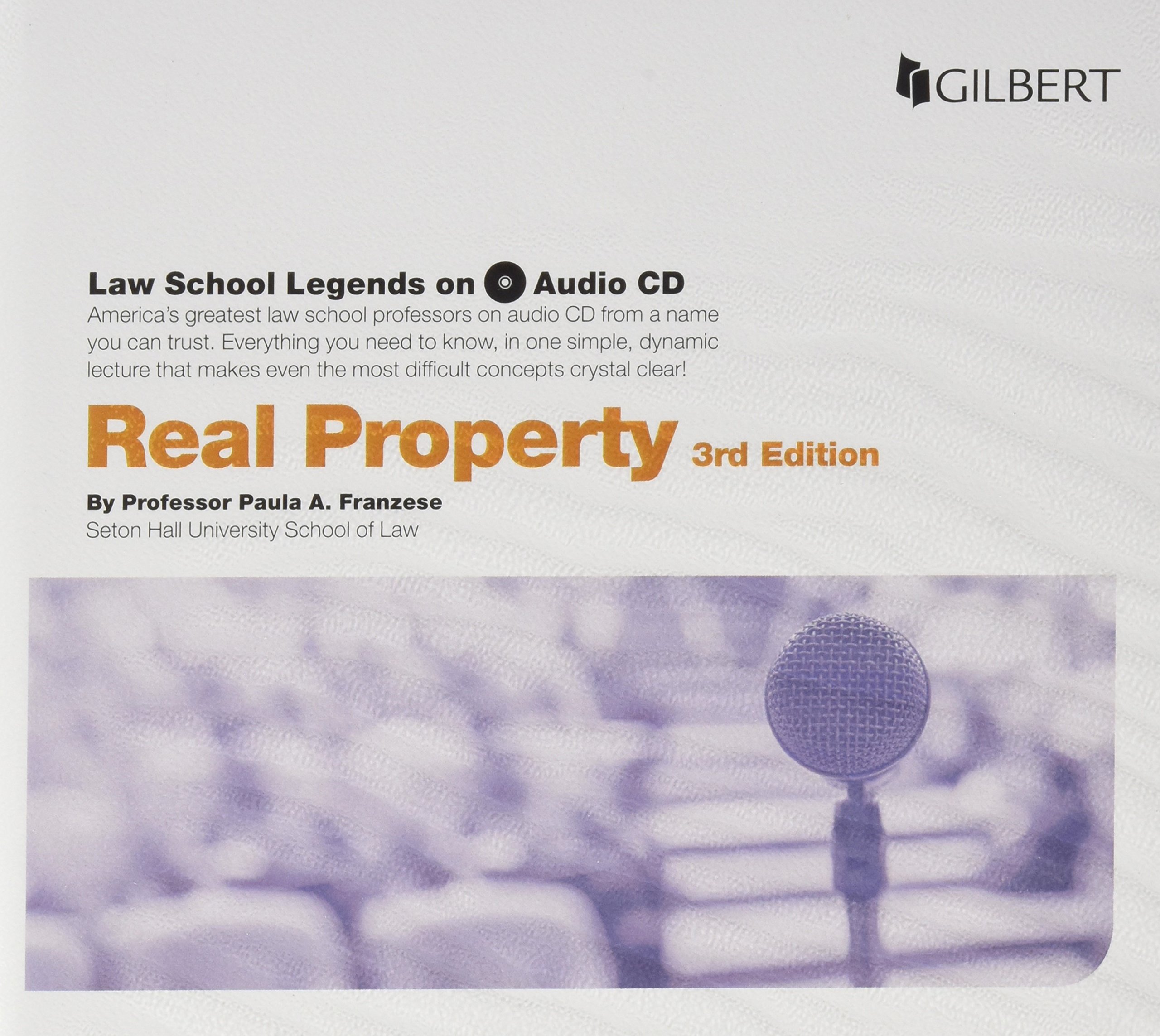 Law School Legends Audio on Real Property (Law School Legends Audio Series)