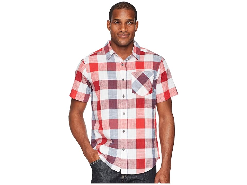 

Columbia Katchortm II S/S Shirt (Red Spark Large Check) Men's Clothing