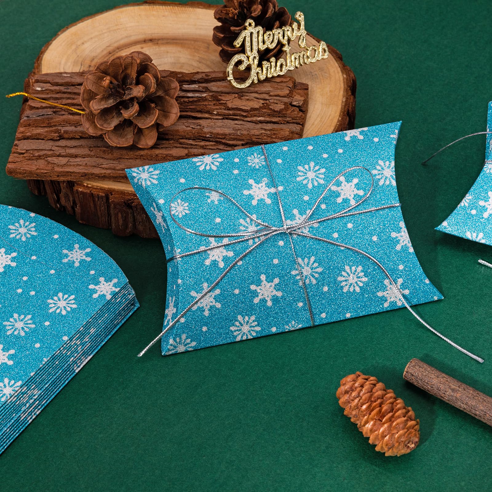 Scatole Cartone Regalo 50 Pezzi Scatoline Carta Kraft Marroni 5 * 5 * 5