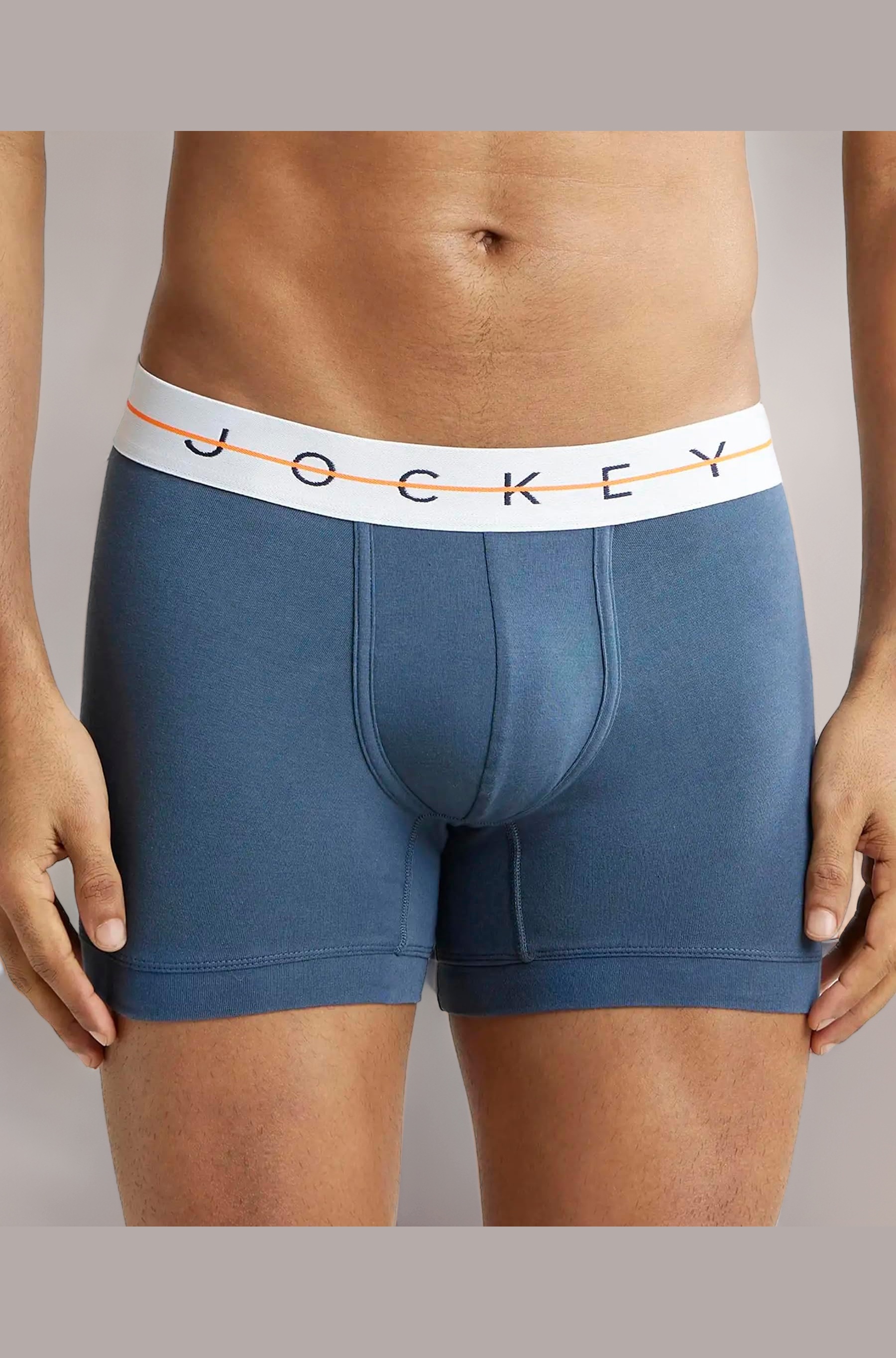 Jockey NY16 Men's Super Combed Cotton Elastane Stretch Solid Trunk with Ultrasoft Waistband (Colors & Prints May Vary)