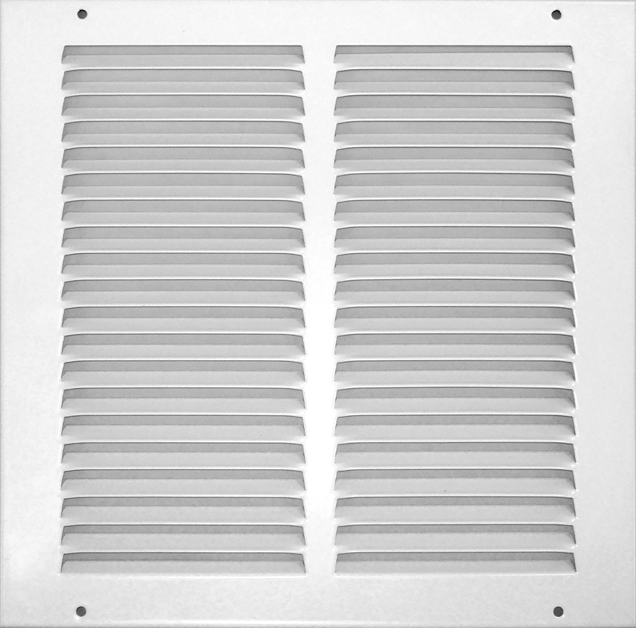 Accord ABRGWH1212 Return Grille with 1/2-Inch Fin Louvered, 12-Inch x 12-Inch(Duct Opening Measurements), White